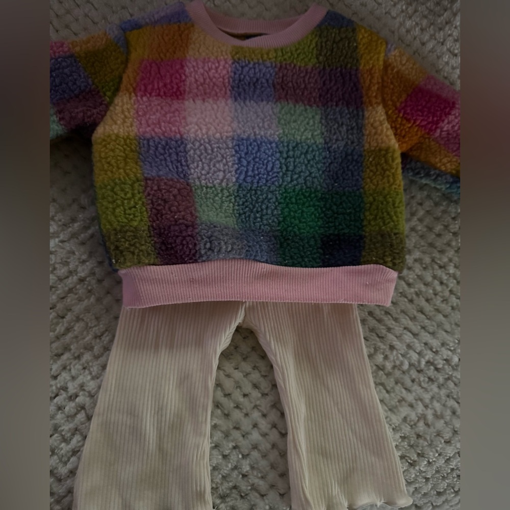 Old Navy Multicolor Plaid Kids Matching Set